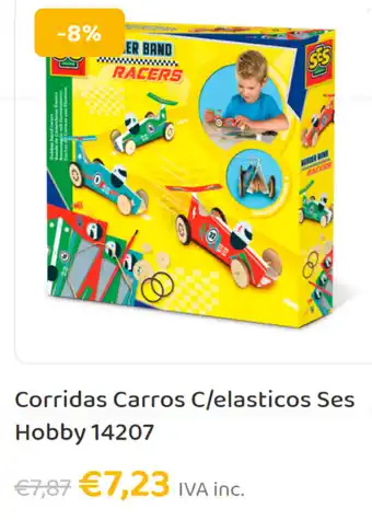 Americana Corridas Carros C/elasticos Ses Hobby 14207 promoção