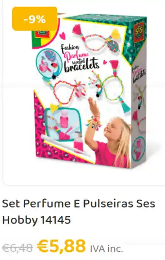 Set Perfume E Pulseiras Ses Hobby 14145