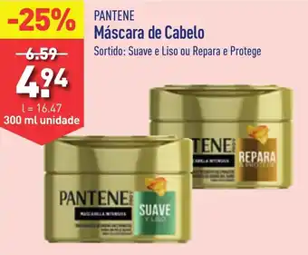 ALDI PANTENE Máscara de Cabelo 300ml promoção