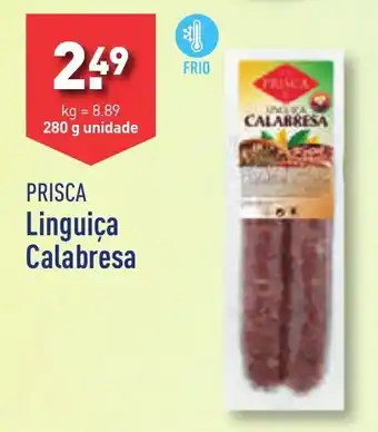 ALDI PRISCA Linguiça Calabresa 280g promoção