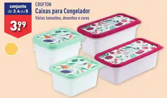 ALDI CROFTON Caixas para Congelador promoção