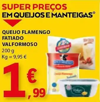 E.Leclerc QUEIJO FLAMENGO FATIADO VALFORMOSO 200g promoção