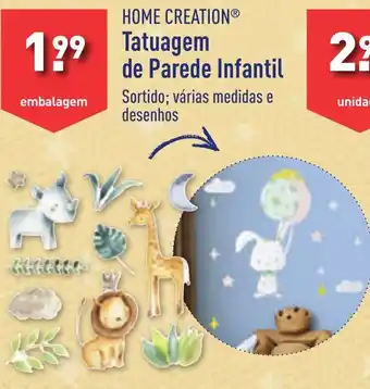 ALDI HOME CREATION Tatuagem de Parede Infantil promoção