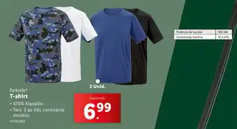 Lidl Parkside T-shirt promoção