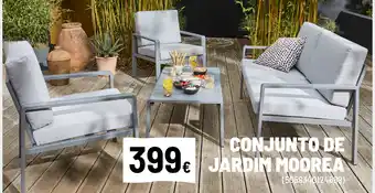 Brico Depôt CONJUNTO DE JARDIM MOOREA promoção