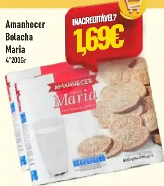 Belita Amanhecer Bolacha Maria promoção