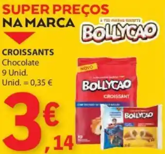 E.Leclerc CROISSANTS Chocolate 9 Unid. promoção