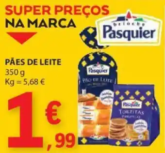 E.Leclerc PÃES DE LEITE 350 g promoção