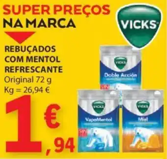 E.Leclerc REBUÇADOS COM MENTOL REFRESCANTE Original 72 g promoção