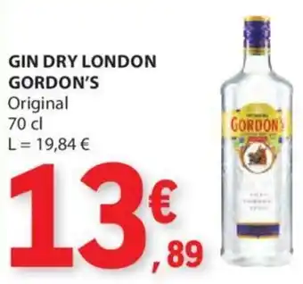 E.Leclerc GIN DRY LONDON GORDON'S Original 70 cl promoção