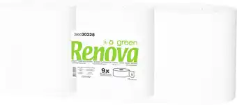 RENOVA Papel Higiénico Jumbo 1 Folha 350 M X 9 Un
