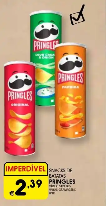 Meu Super SNACKS DE BATATAS PRINGLES promoção