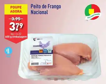 ALDI Peito de Frango Nacional 600 g embalagem promoção