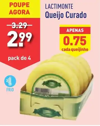 ALDI LACTIMONTE Queijo Curado pack de 4 promoção