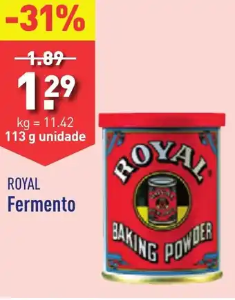 ALDI ROYAL Fermento 113g unidade promoção