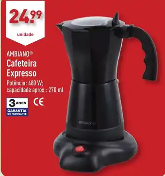 ALDI AMBIANO Cafeteira Expresso promoção