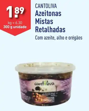 ALDI CANTOLIVA Azeitonas Mistas Retalhadas 300g promoção