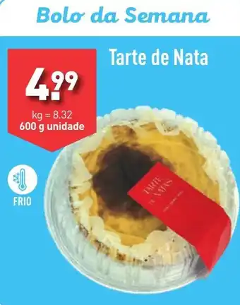 ALDI Tarte de Nata 600 g unidade promoção