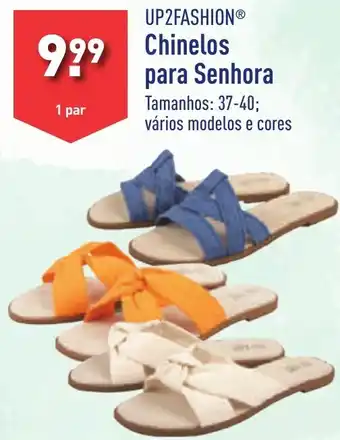 ALDI UP2FASHION Chinelos para Senhora promoção