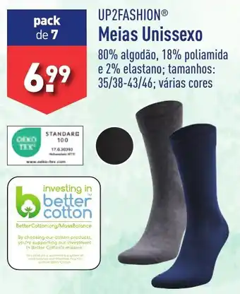 ALDI UP2FASHION Meias Unissexo promoção