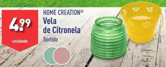 ALDI HOME CREATION Vela de Citronela promoção