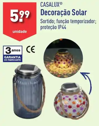 ALDI CASALUX Decoração Solar promoção