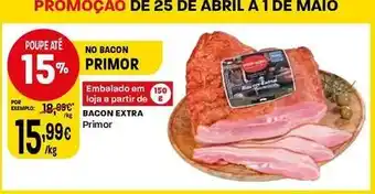 Intermarché Primor - bacon extra promoção