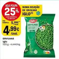 Intermarché Iglo - ervilhas promoção