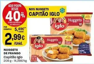 Intermarché Capitão iglo - nuggets de frango promoção