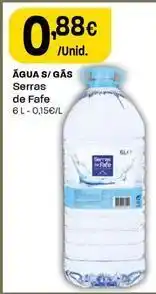 Intermarché Serras de fafe - água s/ gas promoção