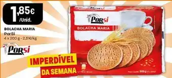 Intermarché Porsi - bolacha maria promoção