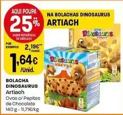 Intermarché Artiach - bolacha dinosaurus promoção