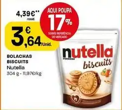 Intermarché Nutella - bolachas biscuits promoção