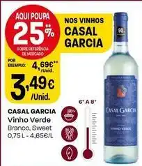 Intermarché Casal garcia - vinho verde promoção