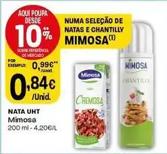 Intermarché Mimosa - nata uht promoção