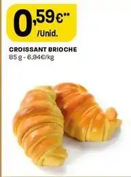 Intermarché Croissant brioche promoção