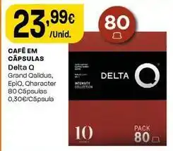 Intermarché Delta q - café em cápsulas promoção