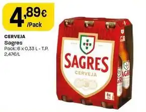 Intermarché Sagres - cerveja promoção