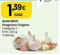 Intermarché Alho seco promoção