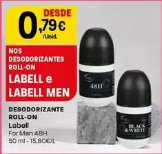 Intermarché Labell - desodorizante roll-on promoção