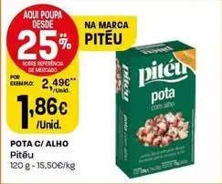 Intermarché Pitéu - pota c/alho promoção