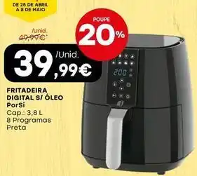 Intermarché Porsi - fritadeira digital s / óleo promoção