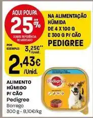 Intermarché Pedigree - alimento humido p/ cao promoção