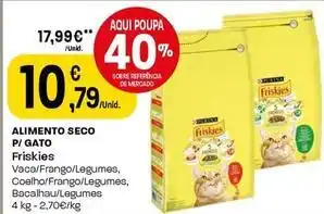 Intermarché Friskies - alimento seco p/ gato promoção