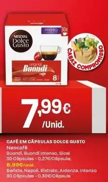 Intermarché Nescafé - café em cápsulas dolce gusto promoção