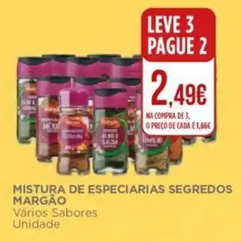 El Corte Inglés Mistura de Especiarias Segredos Margão promoção