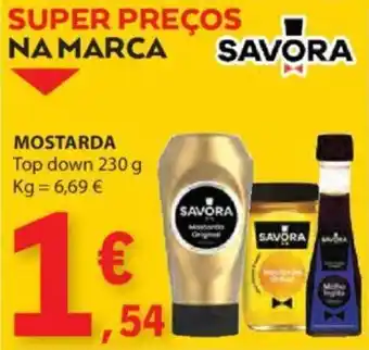 E.Leclerc MOSTARDA Top down 230 g promoção