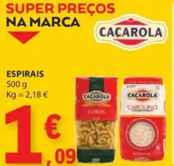 E.Leclerc ESPIRAIS 500 g promoção