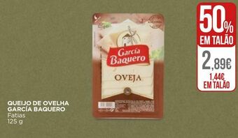 El Corte Inglés Queijo de ovelha garcía baquero promoção
