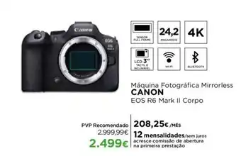 El Corte Inglés Máquina Fotográfica Mirrorless CANON promoção